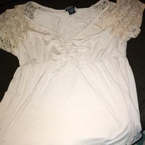 Torrid Blush Babydoll Shirt